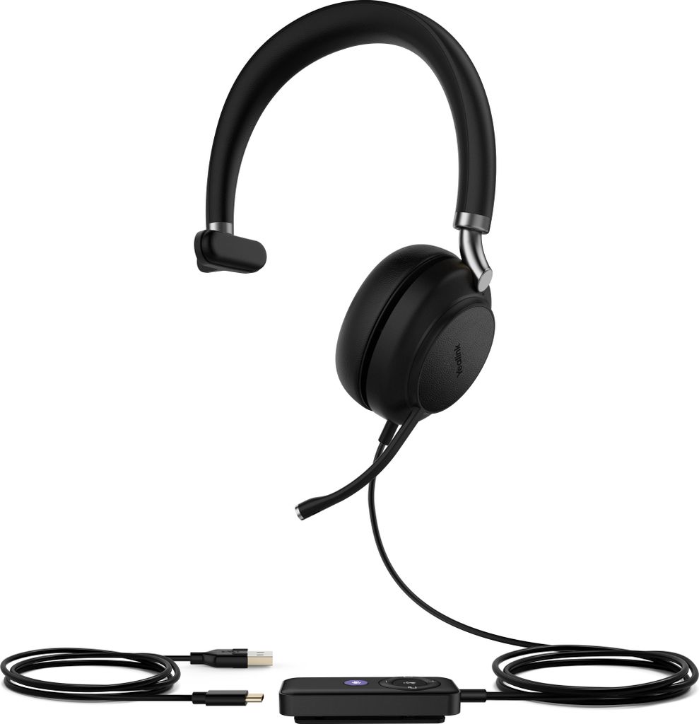 Yealink USB Headset UH38 Mono Teamsß-W/O BATßUSB-C Produktbild 