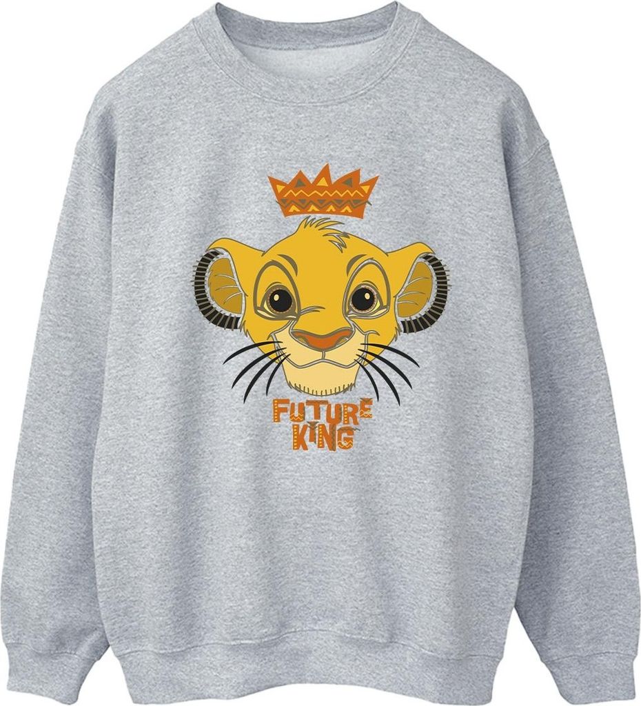 Disney - "The Lion King Future King" Sweatshirt für Damen BI14277 (XXL) (Grau)