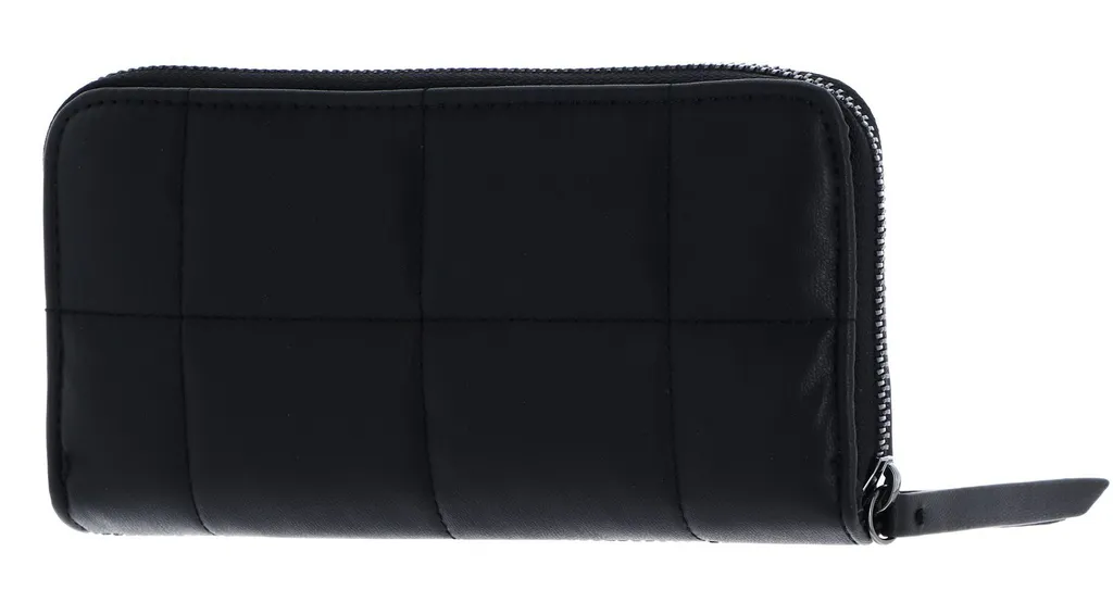 Porte-monnaie bicolore s.Oliver Wallet Grey Black avec multi-rangements - 4