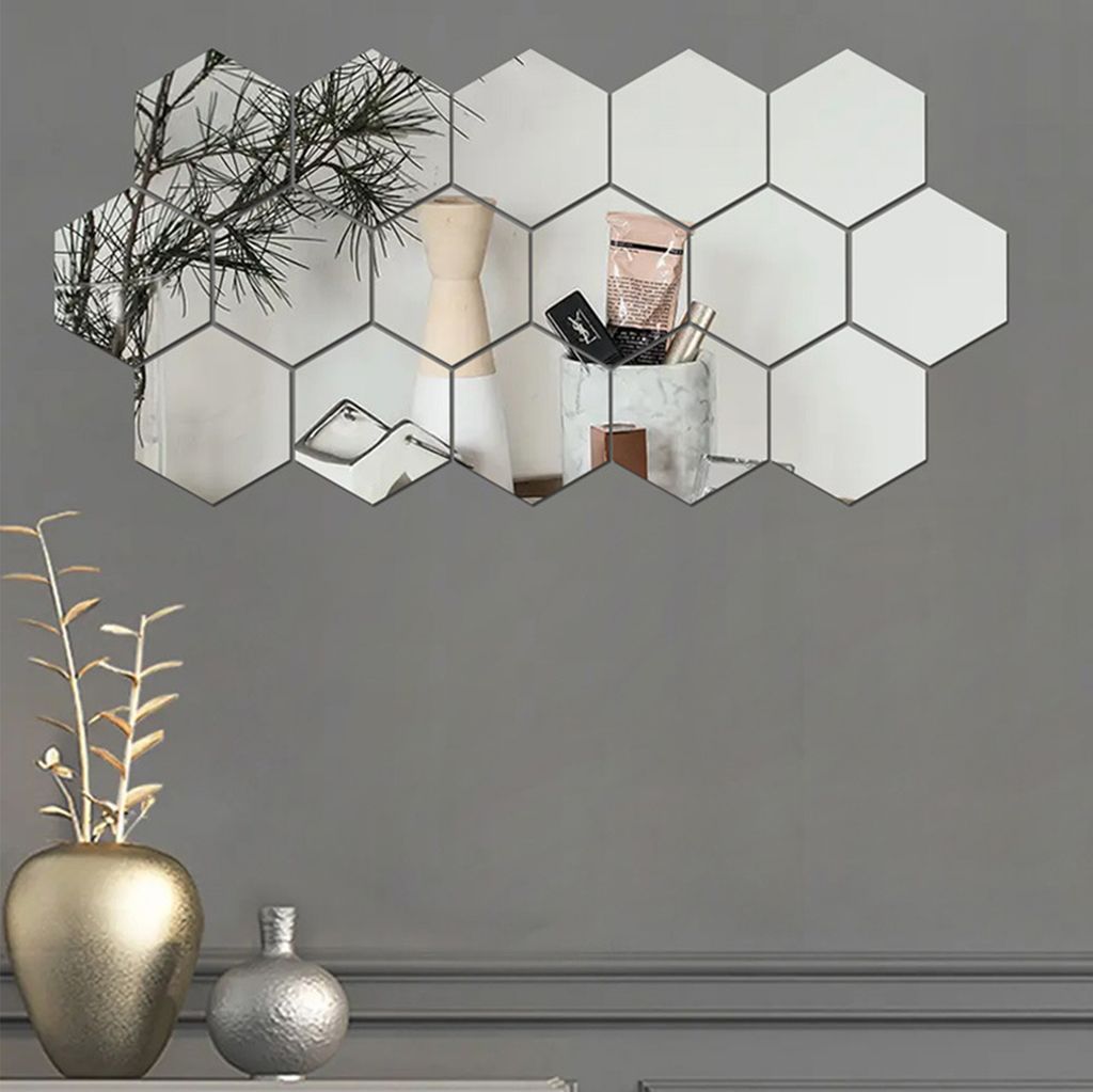Wandaufkleber Treppe – Selbstklebende Acryl-Deko In Silber Für Wohnzimmer, Spiegel & Mehr