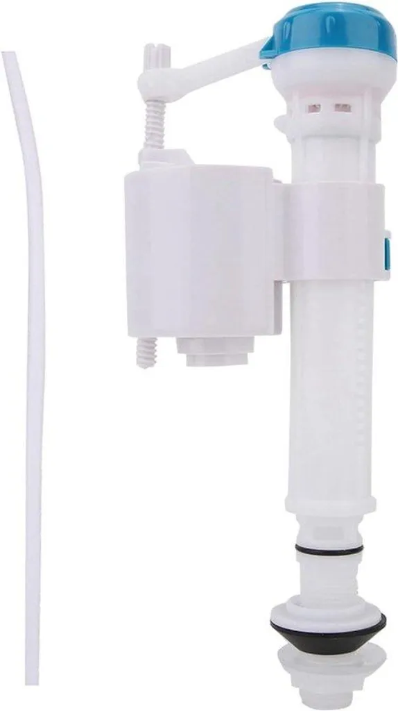 Valve de WC en plastique G1/2 avec bouton-poussoir et siphon de réservoir
