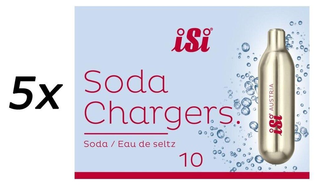 ISI Kohlensäurekapsel Einweg 10er Pack 5x Immagine del prodotto 