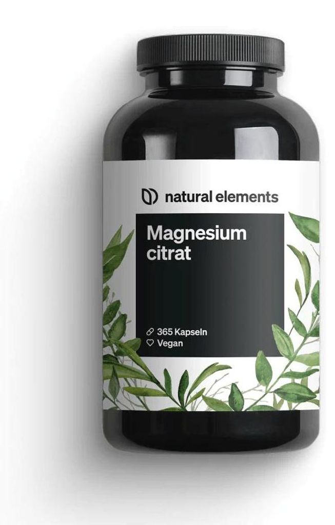 Gélules de citrate de magnésium - 365 gélules (pour 4 mois) Image du produit 