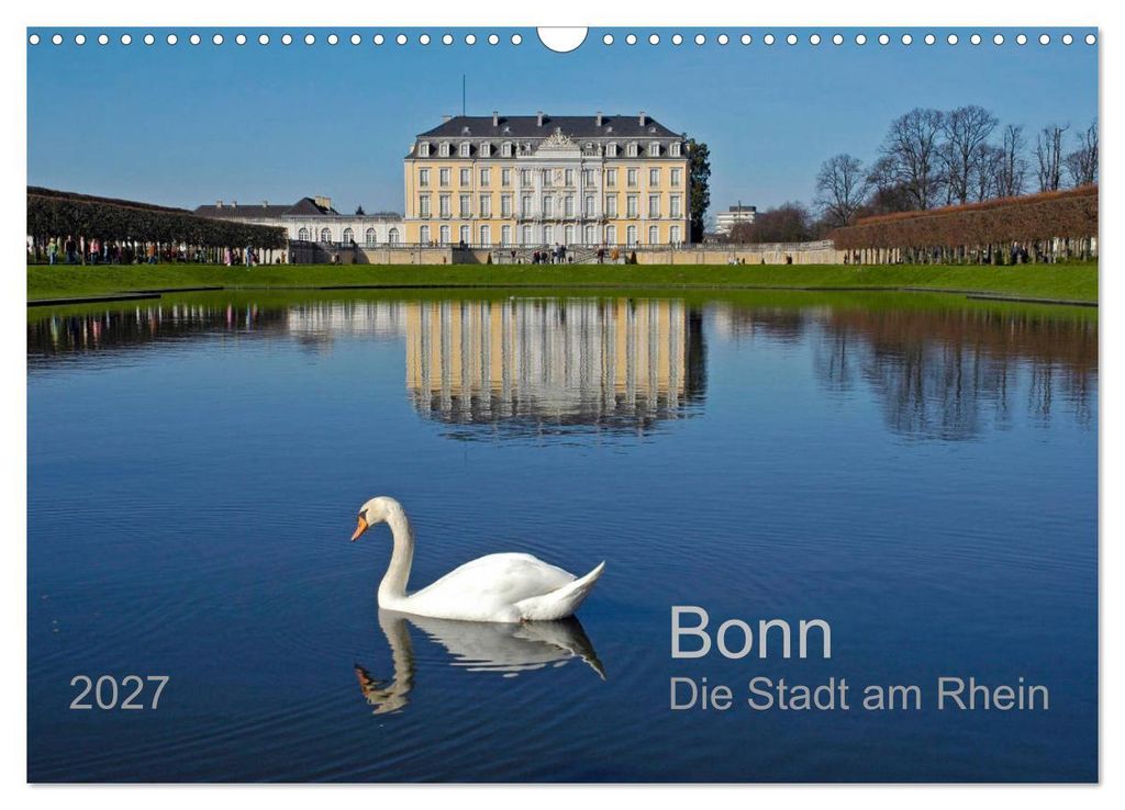 Bonn Die Stadt am Rhein (Wandkalender 2027 DIN A3 quer), CALVENDO Monatskalender