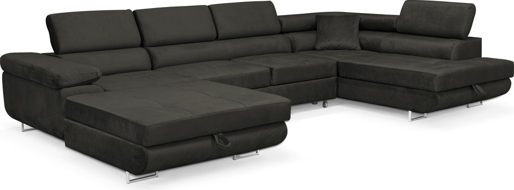 Sofiland Aller U-Form Ecksofa XXL Schlaffunktion 2 Produktbild 