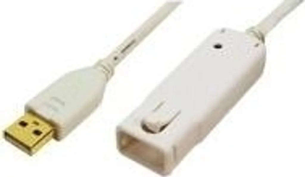 Câble de Rallonge USB 2.0 Actif 12 mètres pour Périphériques à Distance
