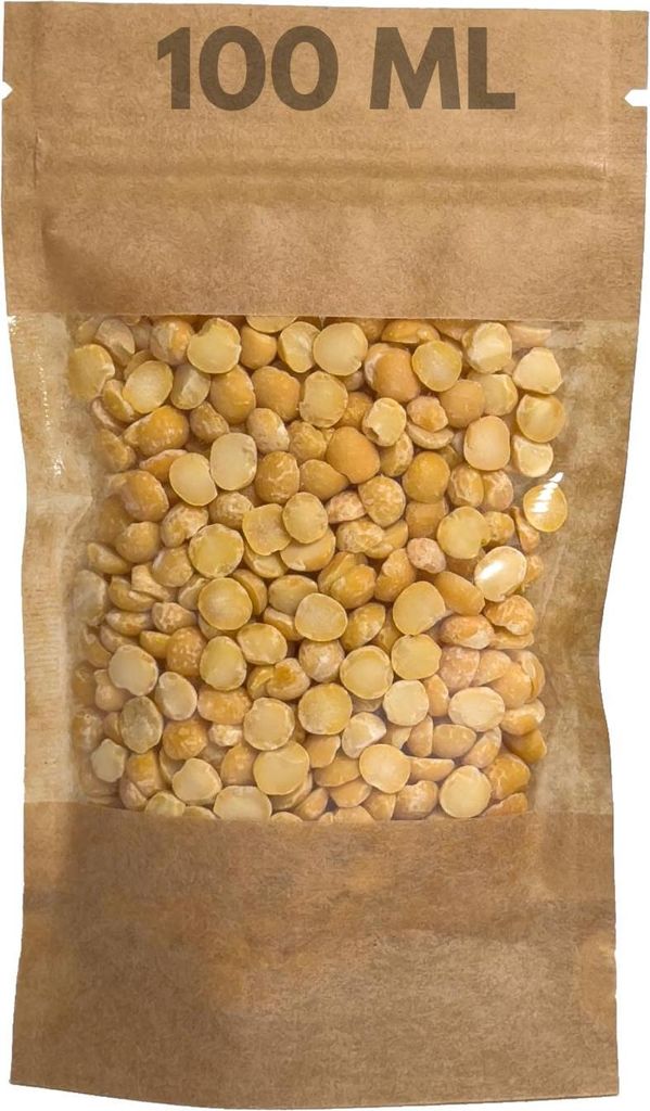 DOYPACK ECO Papiertüte mit großem Sichtfenster, 85 x 50 x 145 mm, 100 ml, 25 Stück
