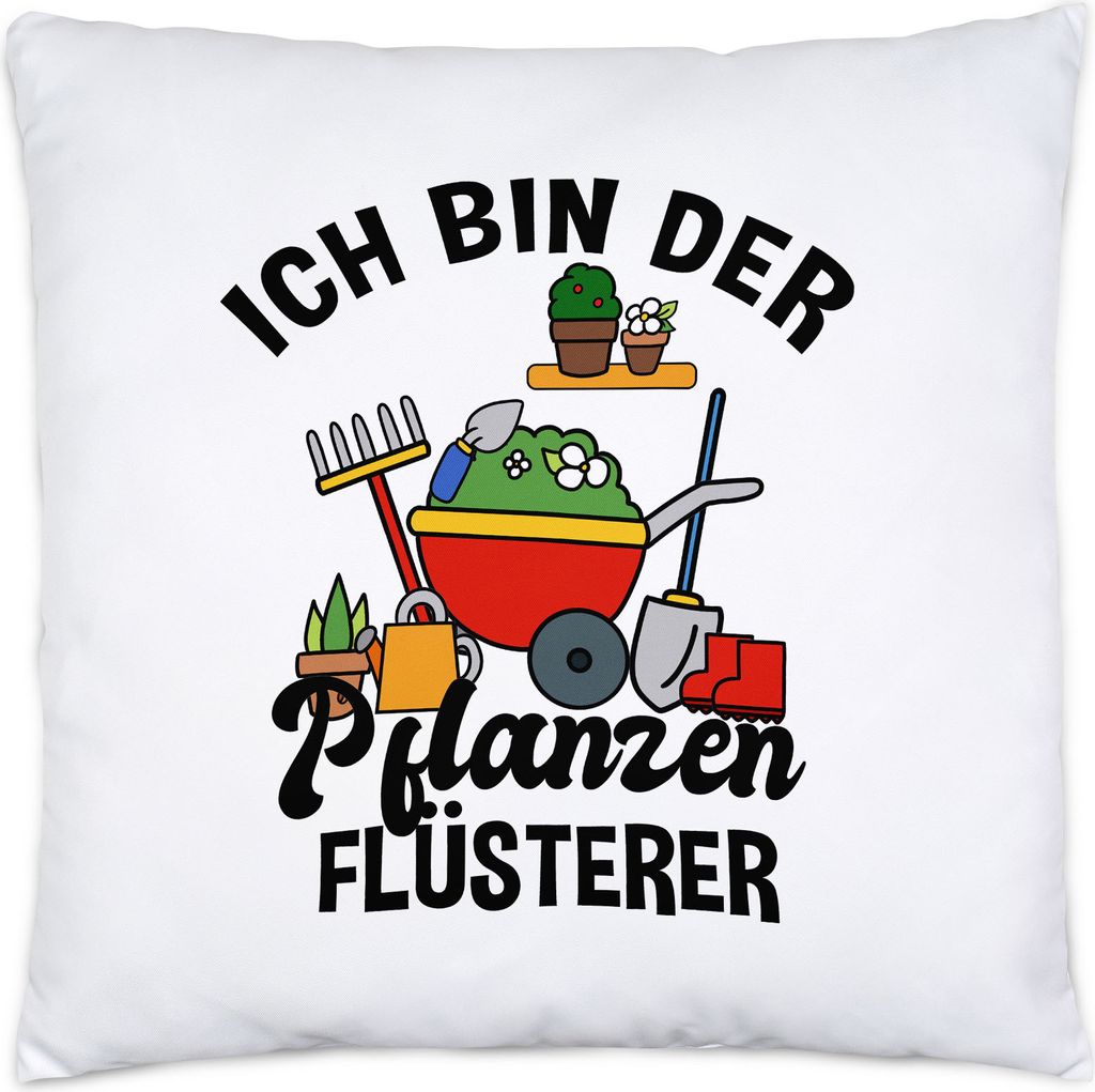 Ich Bin Der Pflanzenflüsterer Kissen Inkl Füllung Produktbild 