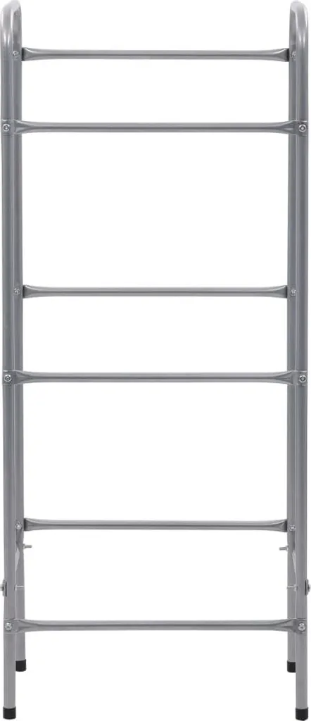 Support de rangement pour caisses de boisson en acier gris argenté - 3