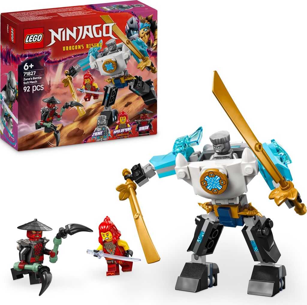 LEGO NINJAGO Zanes Action-Mech - Ninja Spielzeug mit 3 Produktbild 