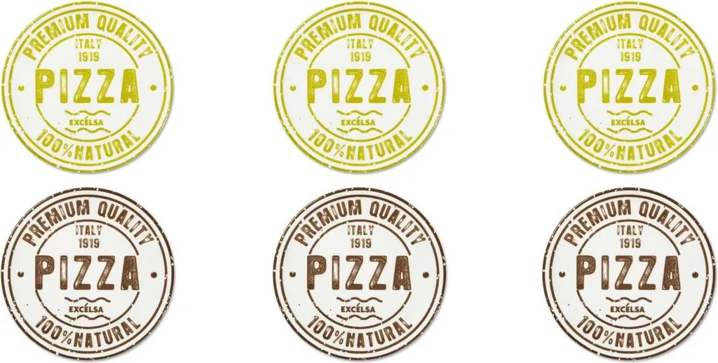Set 6 Piatti Pizza 31,5 cm Excelsa Porcellana Alta Qualità - Elite