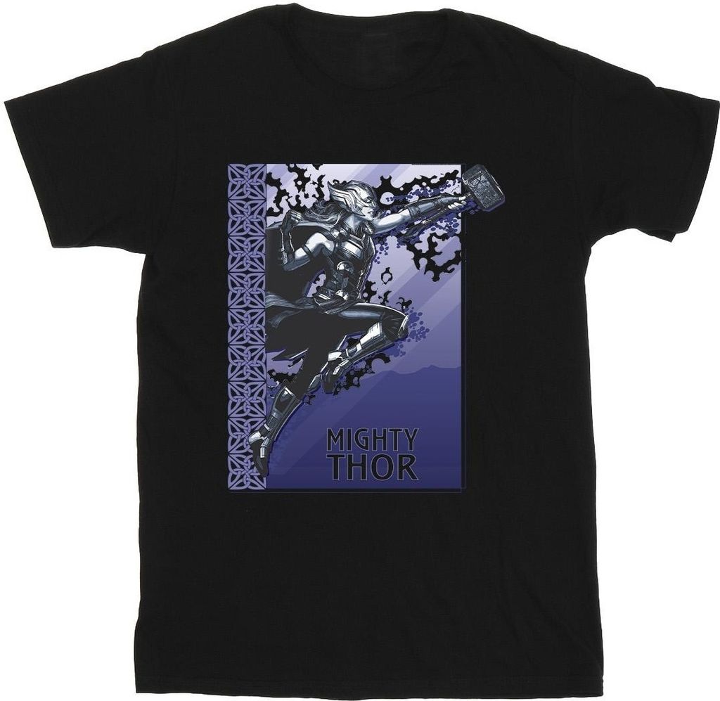 Marvel - "Love And Thunder Mighty" T-Shirt für Herren BI52170 (3XL) (Schwarz)