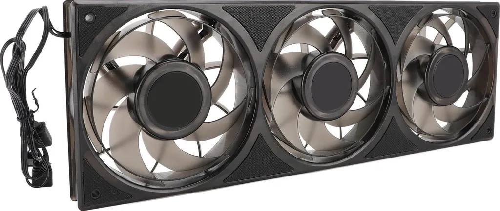 Ventilateur PC 360mm Anti-Surchauffe ARGB PWM 2200 RPM Silencieux et Noir