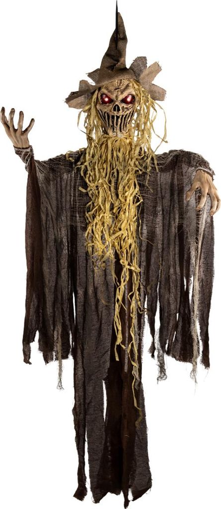 Zerfledderte Vogelscheuche Halloween Animatronic 153cm
