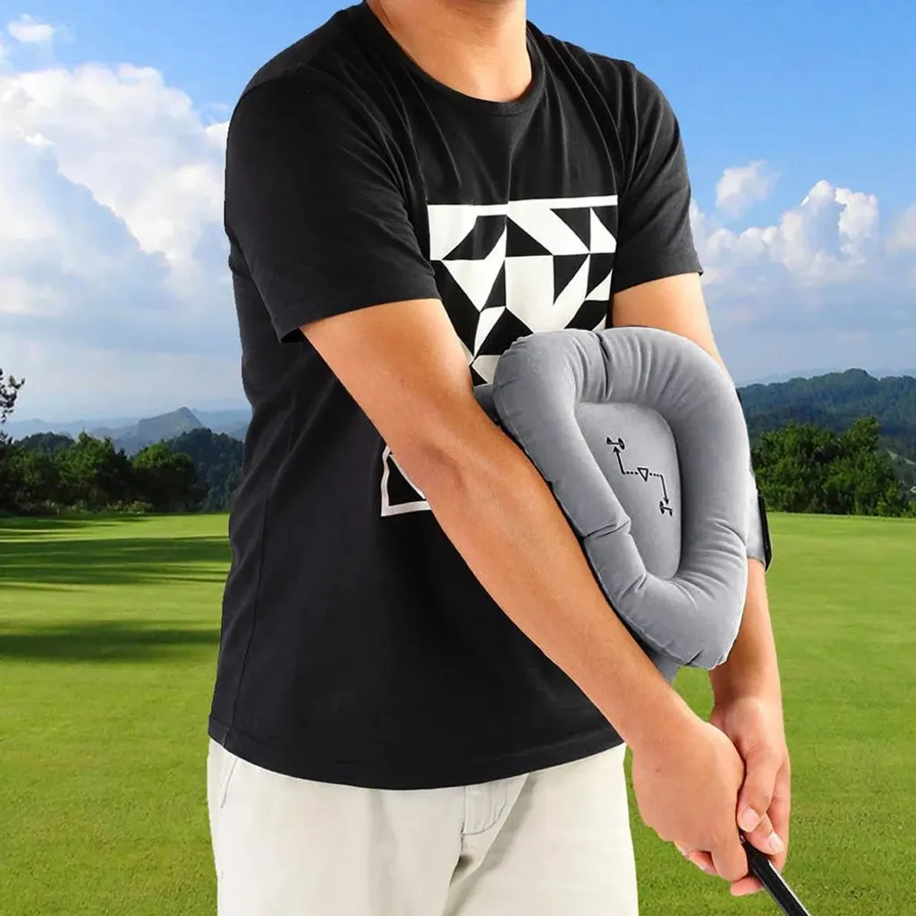 Aide au swing gonflable de golf pour s'entraîner à la maison