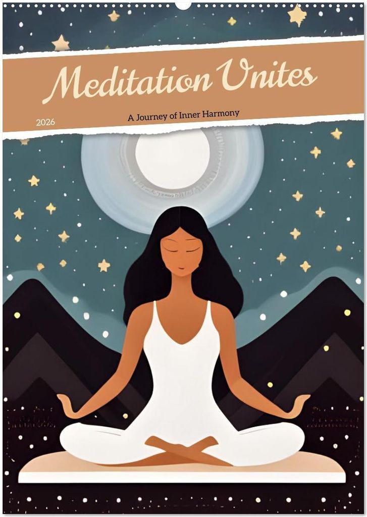 Meditation Unites (Wall Calendar 2026 DIN A2 portrait), CALVENDO 12 Month Wall Calendar