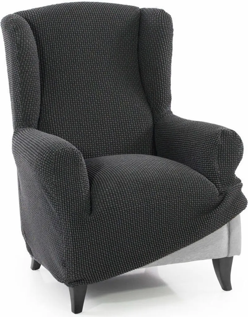 SOFASKINS® Copridivano a 1 posto, Copridivano super elastico, Copridivano dal design esclusivo, traspirante e resistente, facile da montare Copridivano de. Dimensioni 70-110 cm. Colore grigio scuro