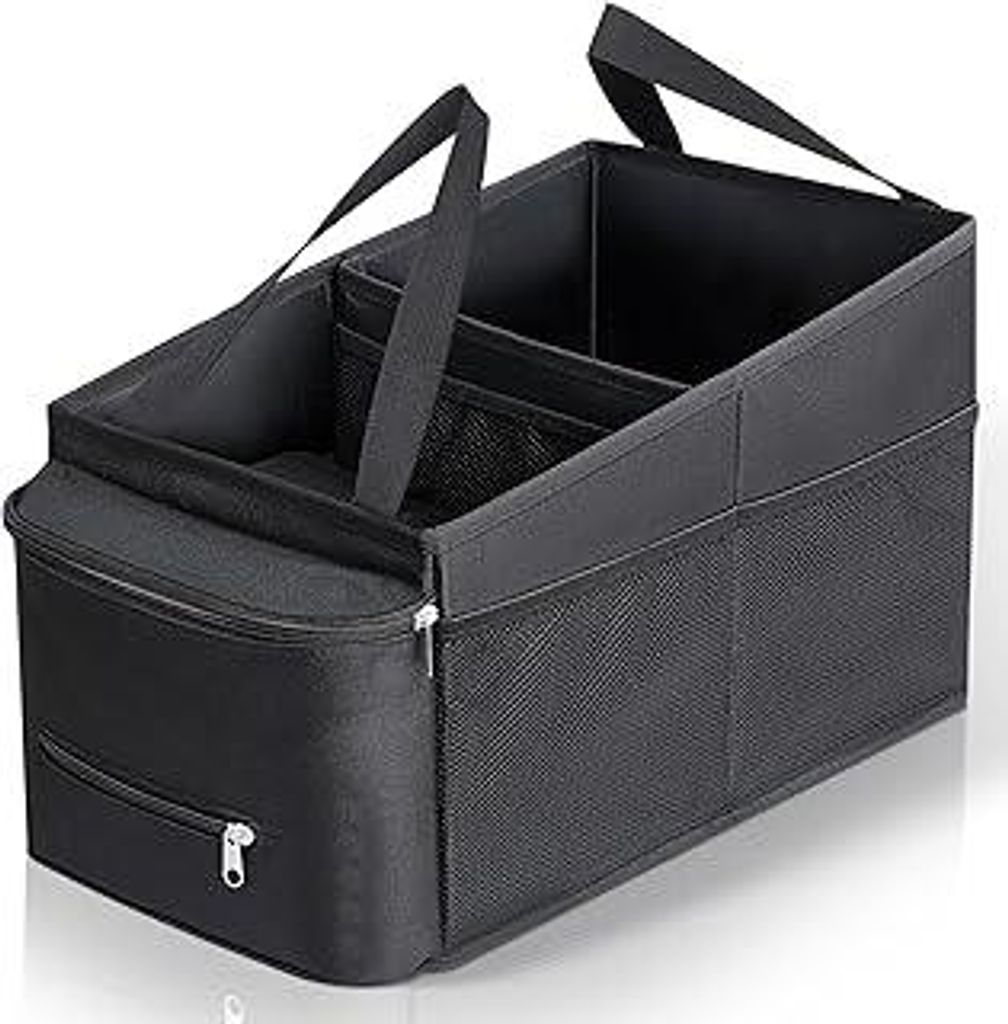 Cozary Autositz Organizer, Auto Organizer Kinder für Spielzeug, Bücher, Snacks, Organizer Auto Rücksitz Kinder mit Becherhaltern und Netztaschen...