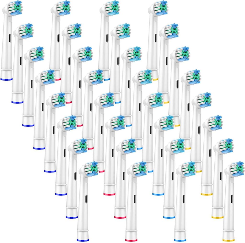 32 Aufsteckbürsten für Nevadent Ersatzbürsten Zahnpflege Bürstenköpfe elektrische Zahnbürsten Dentalogix