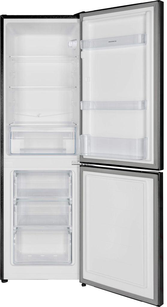 Kühlschrank Kühl Gefrierkombi Standgerät freistehend Schwarz 144 cm Respekta