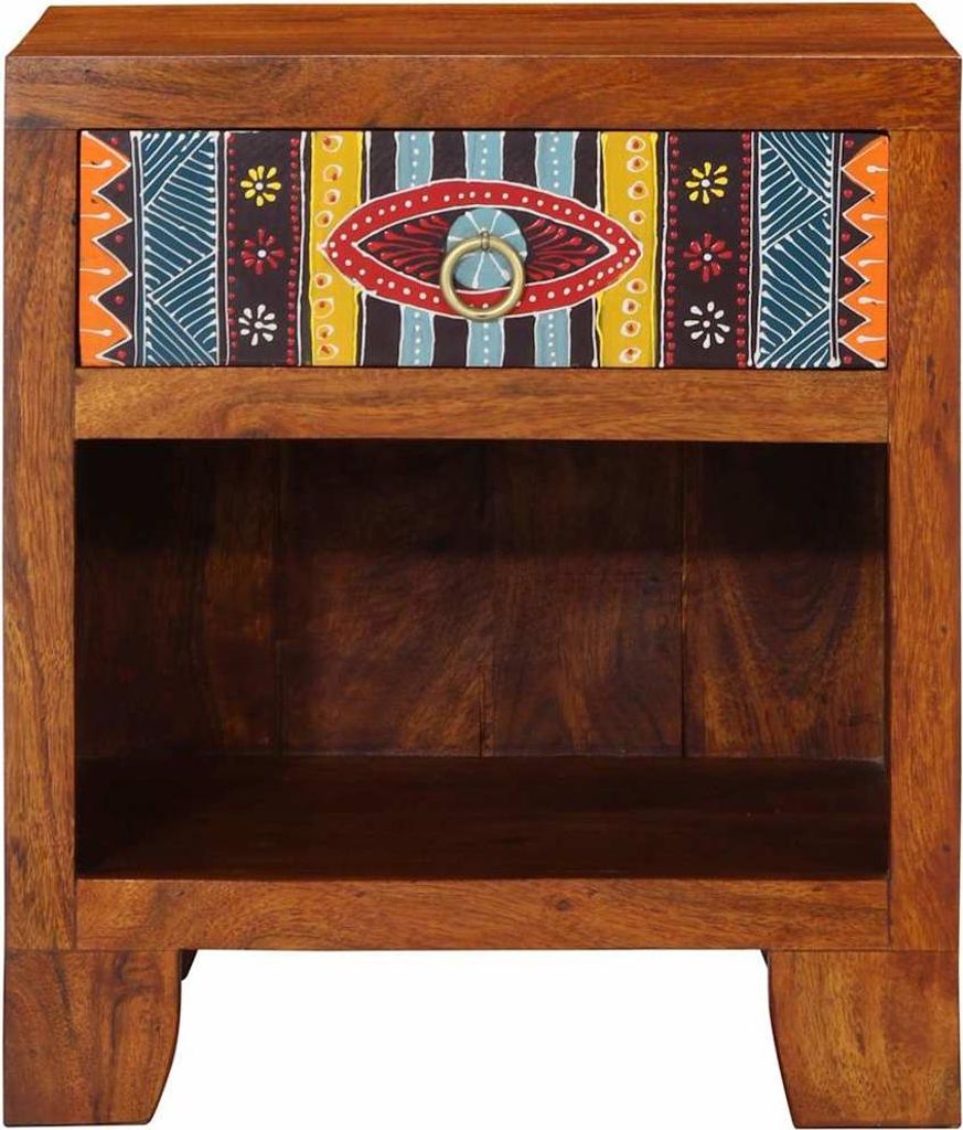 vidaXL Nachttisch 40x35x45 cm Massivholz Akazie Produktbild 