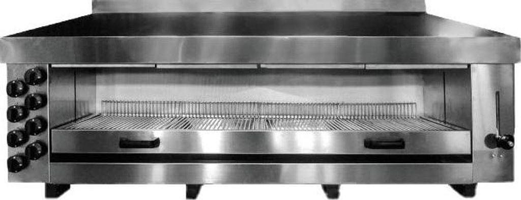 Combistelle Salamander mit 8 Heizzonen - Edelstahl, 1650 x Produktbild 