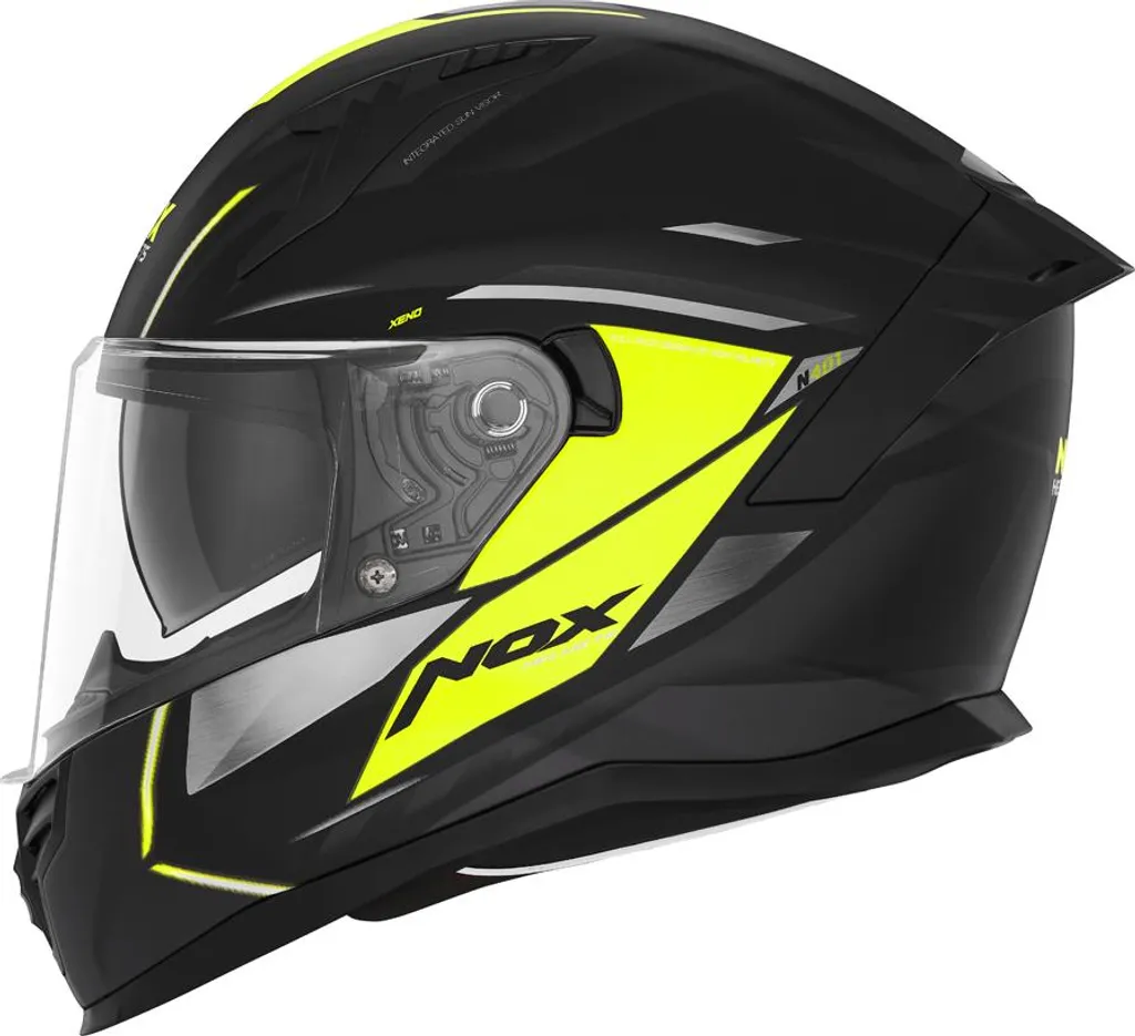 Casque moto intégral Nox N401 idéal pour trajets routiers en XL