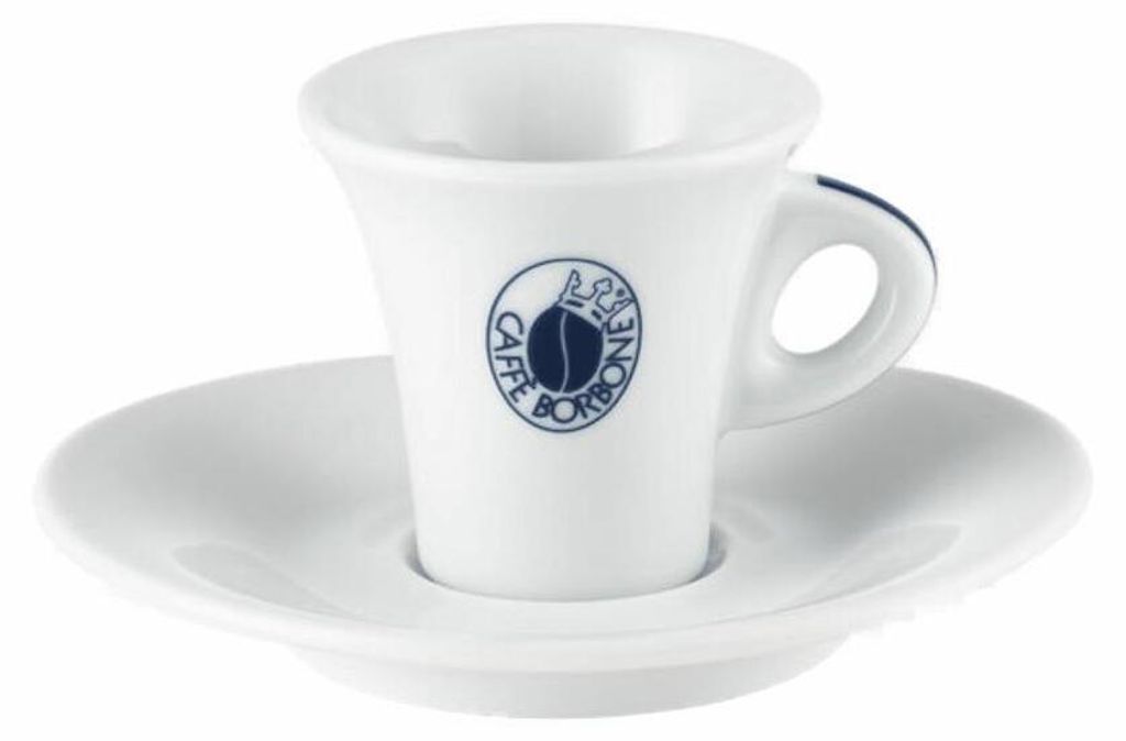 Set di 6 tazze in Vetroceramica con piattino Caffè Borbone Immagine del prodotto 
