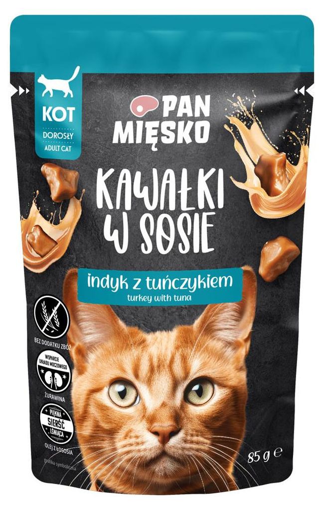 Pan Mięsko mokra karma dla kota Indyk z tuńczykiem Adult Zdjęcie produktu 