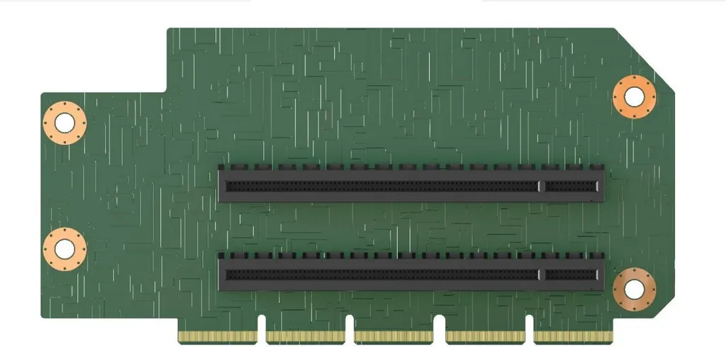 Intel CYP2URISER1DBL : Adaptateur Riser PCIe pour Rack Serveur 2U