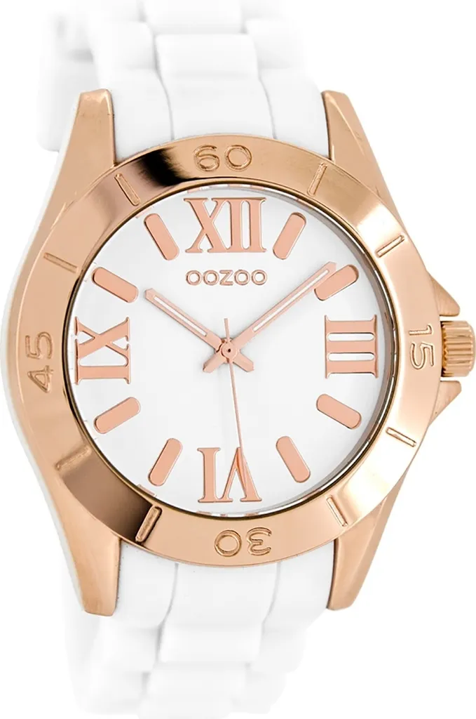 Regala un Oozoo Vintage UOC5712A: Orologio Bianco Elegante