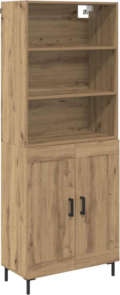 Highboard Artisan-Eiche 69,5 x 34 x 180 cm Holzwerkstoff