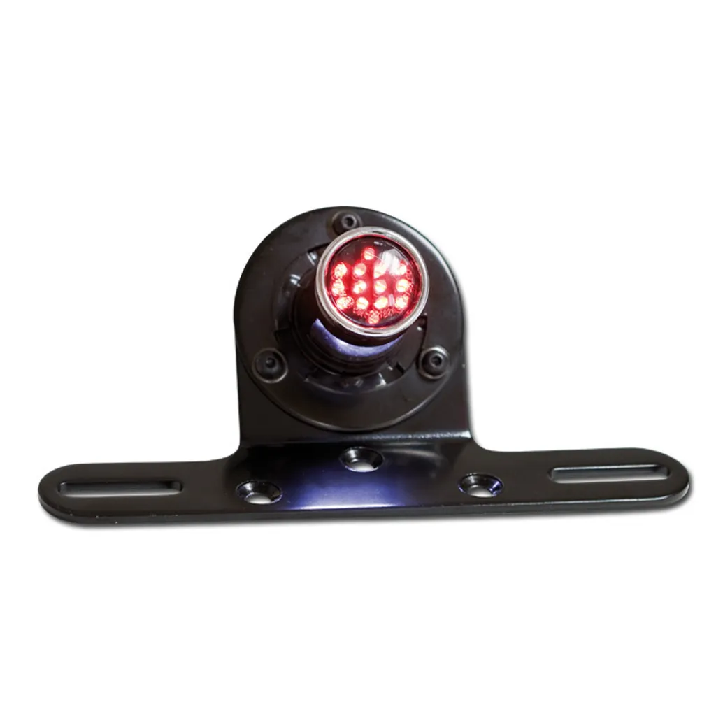Feu arrière LED pour préparation Café Racer avec verre teinté Ø 30 mm