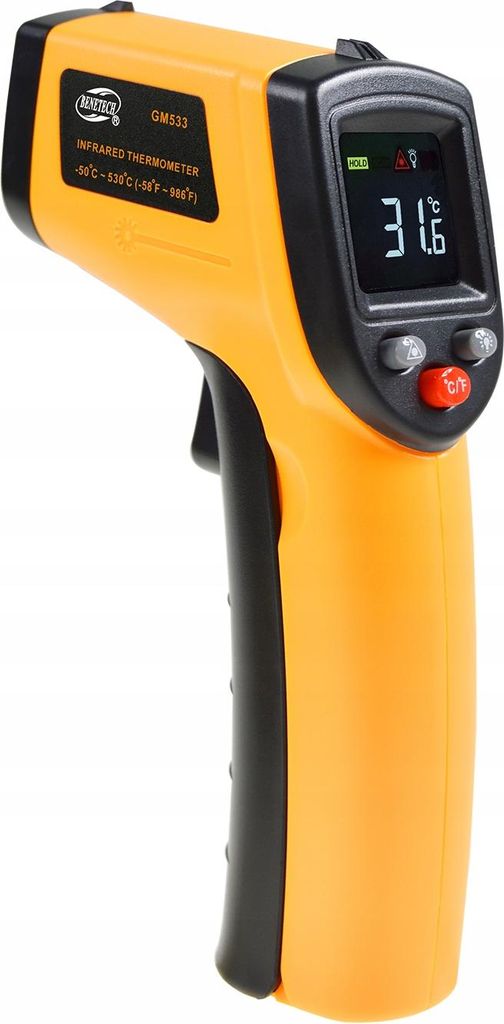 Bezkontaktný Laserový Termometer Pyrometer -50 +530 °C Obrázok produktu 
