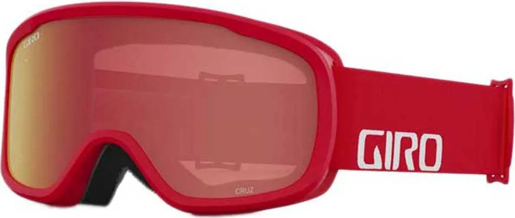 Masque de ski Giro Cruz avec écran Amber Scarlet CAT2 anti-buée