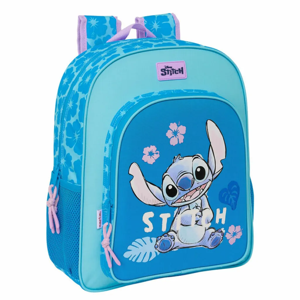 Stitch sac à dos adaptable 38cm motif Hawaii avec bretelles confortables