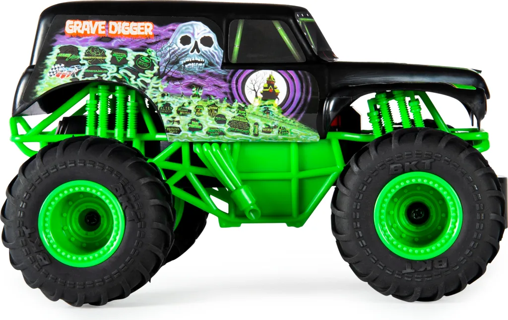 Grave Digger RC 1:24 Monster Jam : Voiture Télécommandée Anti-Interférence - 2