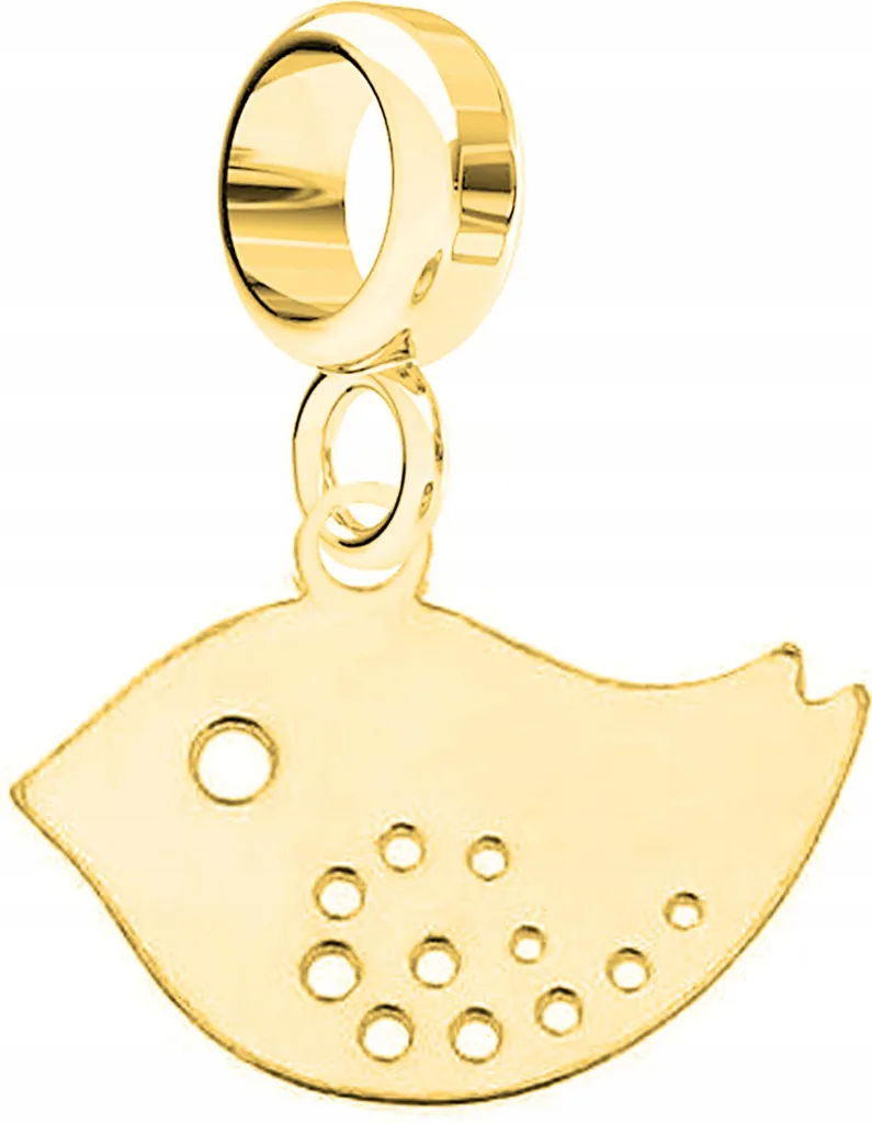 Charms Uccellini Traforati: Eleganza in Argento 925 e Bagno Oro