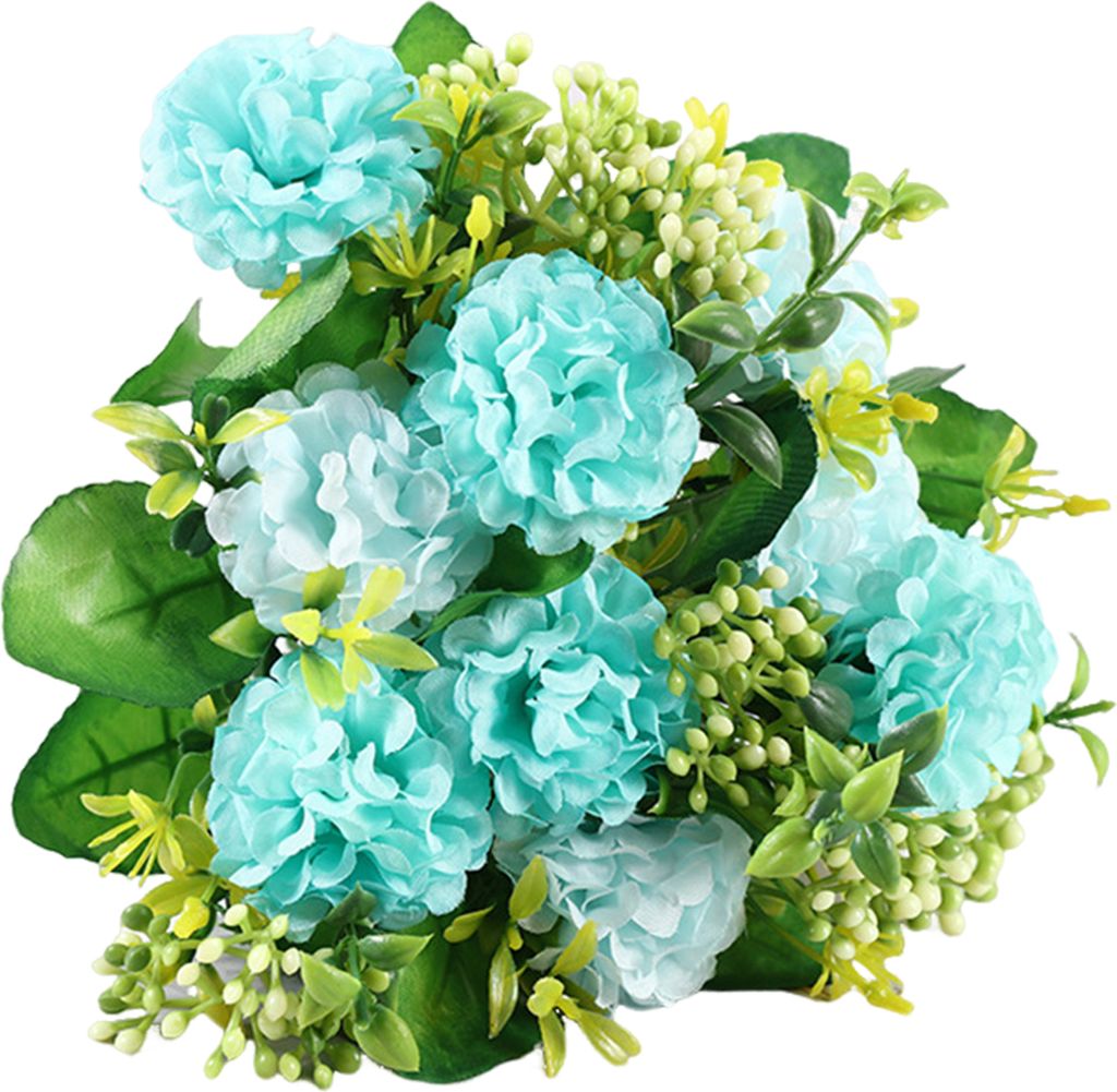 Künstliche Blumen Seidenchrysanthemenblume Lebensechte, pflegeleichte Blumen zum Halten kleiner Stücke Hochzeitsstrauß