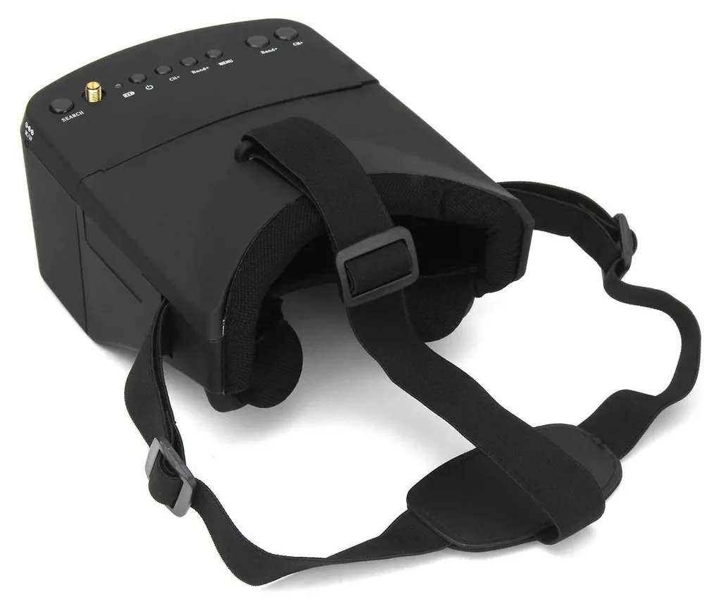 Lunettes FPV écran HD haute résolution et récepteur vidéo 40 canaux