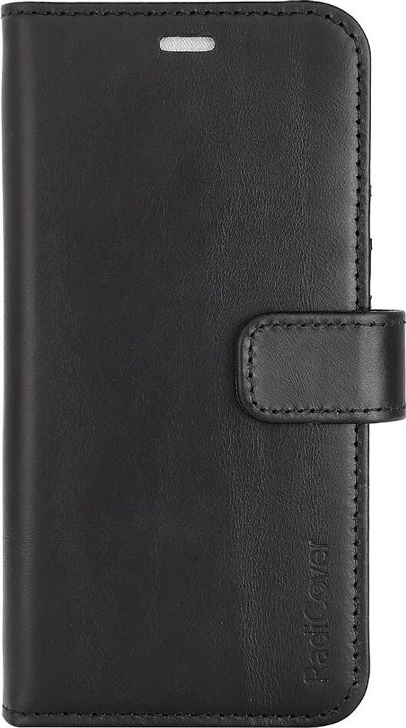 RADICOVER 2in1 3 Karten Anti Radiation RFID iPhone 14 Pro 6,1" Schwarzes Leder
