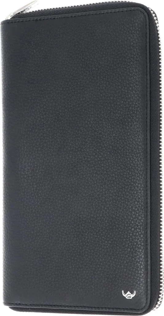 Golden Head Capri 4487 RFID Portafoglio Viaggio - Pelle Nero Anti-Skimming