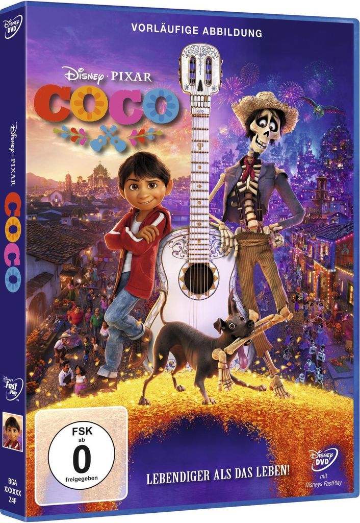 Disney Coco - Lebendiger als das Leben [DVD] Produktbild 