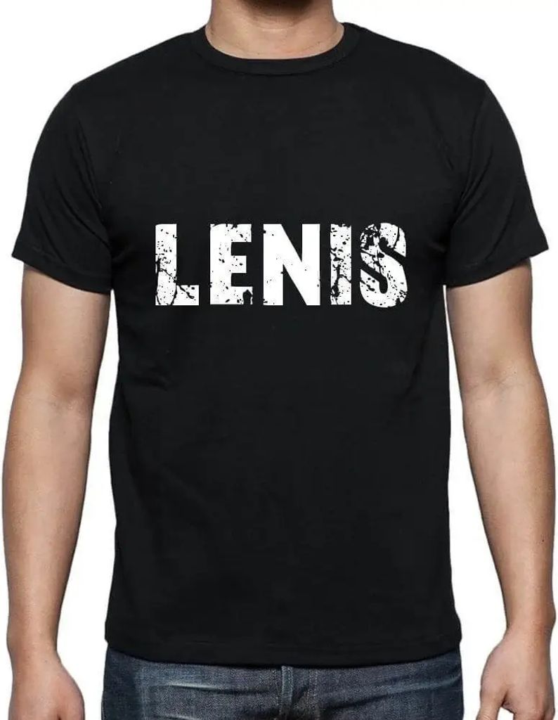 Herren Grafik T-Shirt Lenis Öko-Verantwortlich Vintage Jahrgang Kurzarm Lustige Druck Geburtstag Geschenk Mann