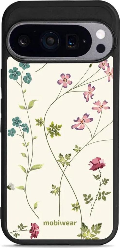 Handyhülle für Google Pixel 9 Pro, Mobiwear Glossy Case, Idyllische Blüte