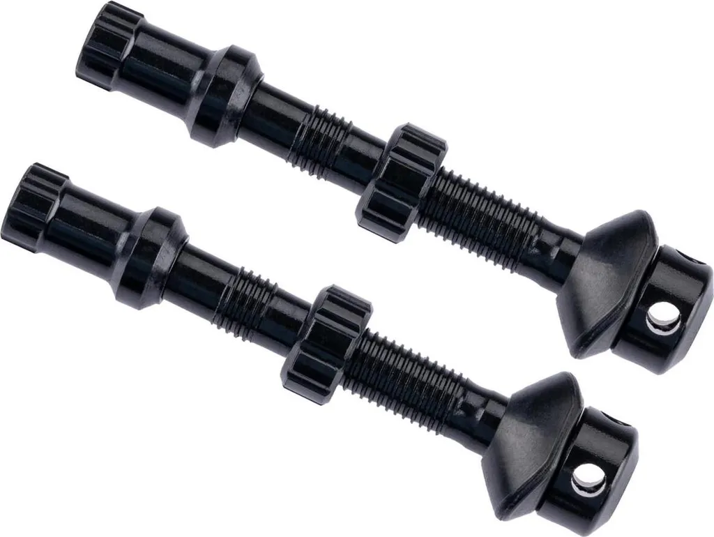 Valves Tubeless 37 mm Argent Idéales pour Montage de Jantes Profilées