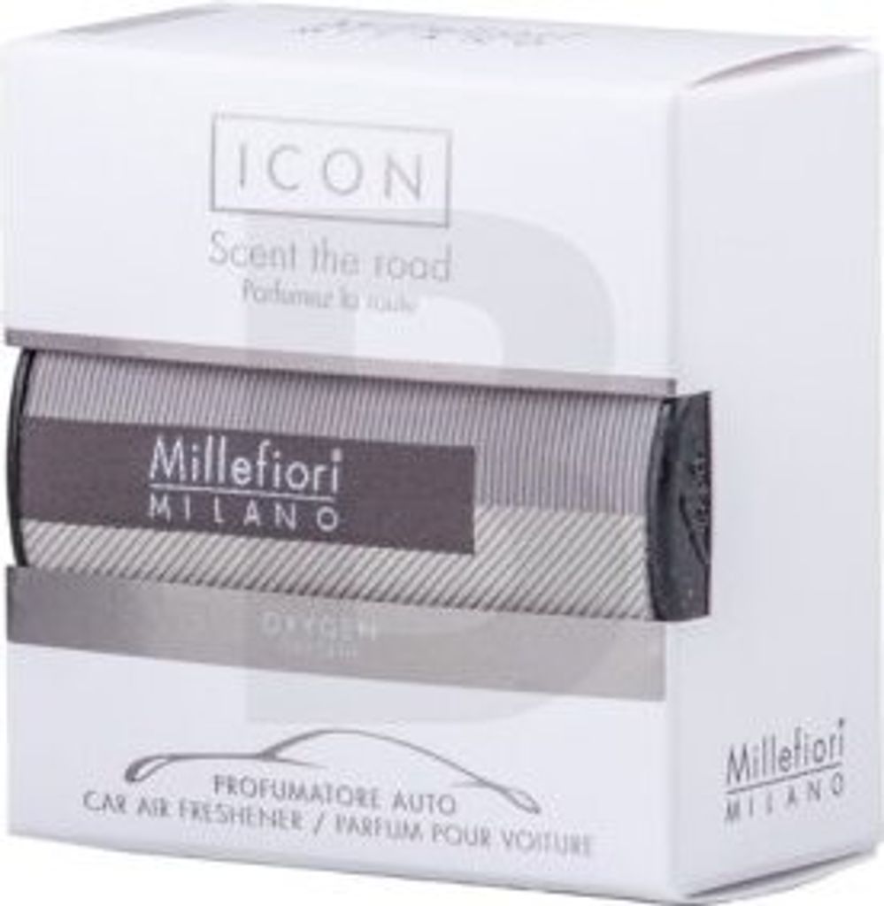 Millefiori Milano Icon Car Air Freshener Oxygen Textil Geometric