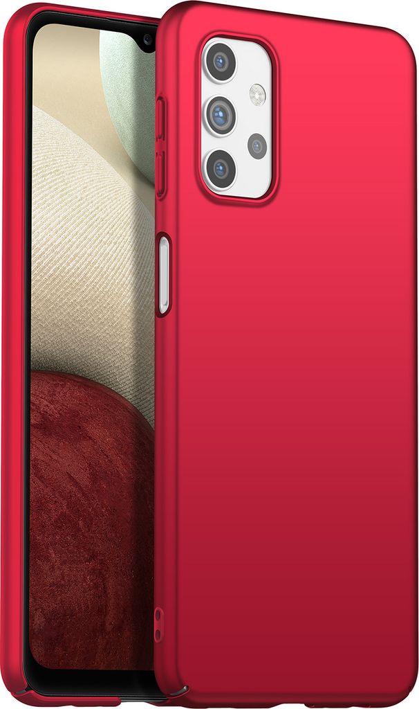 Galaxy A32 5G Hülle, LaimTop Ultra Dünn Hart PC Matt Schutzhülle für Samsung Galaxy A32 5G Rot