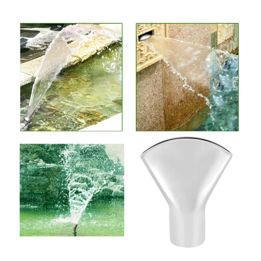 Tête de jet de fontaine anti-colmatage pour bassin et buse de paysage