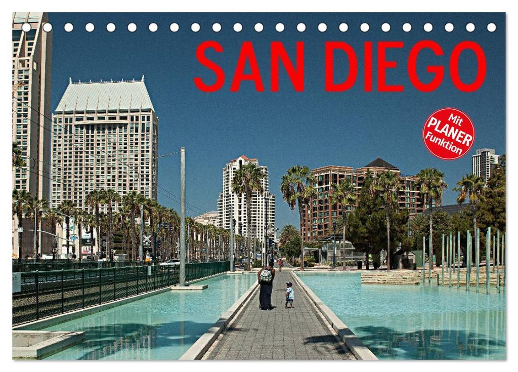 San Diego (Tischkalender 2027 DIN A5 quer), CALVENDO Monatskalender